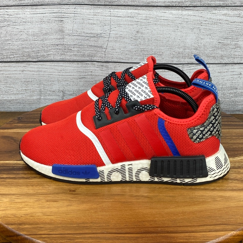 adidas NMD R1 Transmission Pack Active Red Sneakers FV5214 Men’s Shoe Size 9